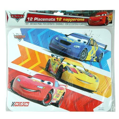 Cars Paper Placemats 12ct