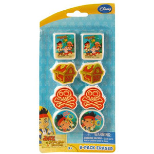 Jake and the Never Land Pirates Erasers 8-pack