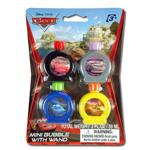 Cars Mini Bubble with Wand 4-pack