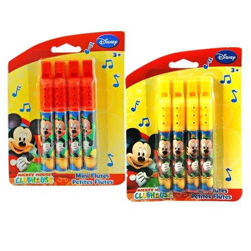 Mickey Mouse Mini Flutes 4-pack