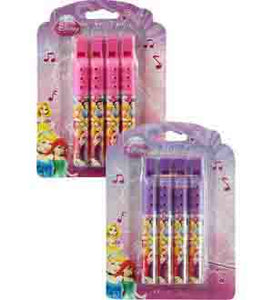 Princess Mini Flutes 4-pack