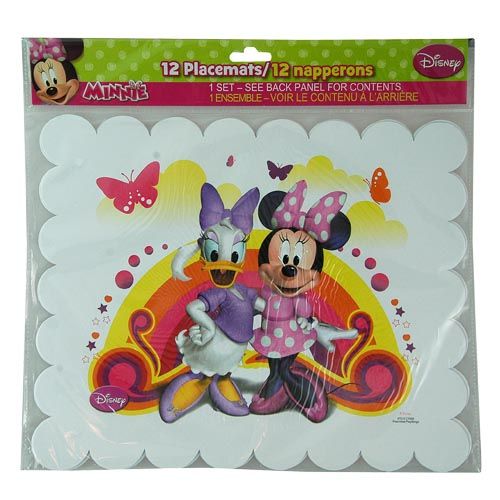 Minnie Paper Placemats 12ct