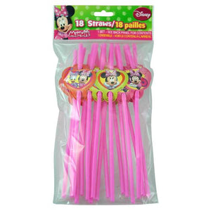 Minnie Mouse Straws 18-pack