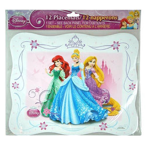 Princess Paper Placemats 12ct