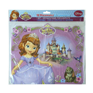 Sofia the First Paper Placemats 12ct