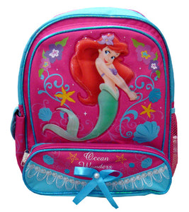 A00539 The Little Mermaid Small Backpack 12" x 10"
