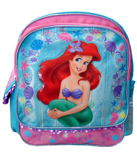 A01439 The Little Mermaid Small Backpack 12" x 10"