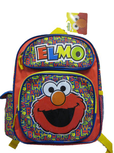 B14SS20919 Sesame Street ELMO Small Backpack 12" x 10"