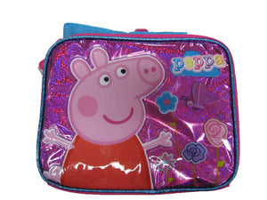 B15PI25802 Peppa Pig Lunch Bag 8" x 10"