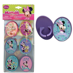 Minnie Mouse Rings 6-pack